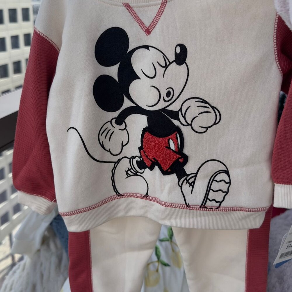 DISNEY BABY Mickey 2-set Fleece Lined